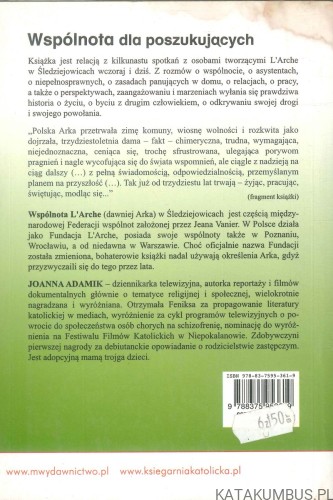 Wspólnota dla poszukujących. JOANNA ADAMIK