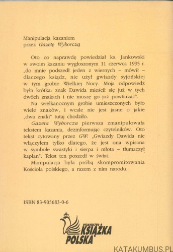Ks. Henryk Jankowski nie ma za co przepraszać. PETER RAINA