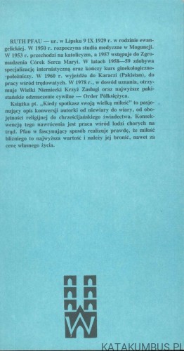 Kiedy spotkasz swoją wielką miłość: sekret mojego życia. RUTH PFAU