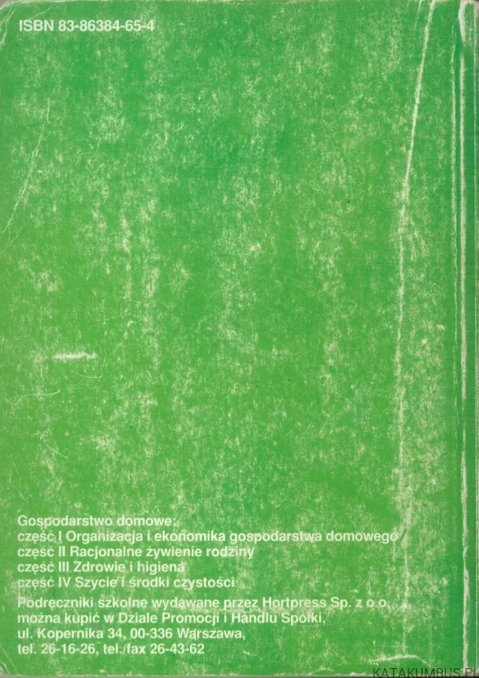 Gospodarstwo domowe. Część II. Racjonalne żywienie rodziny. BARBARA PIETRUSZKA, ANNA KOŁŁAJTIS-DOŁOWY, BEATA MIKUTA, MARZENA JEŻEWSKA