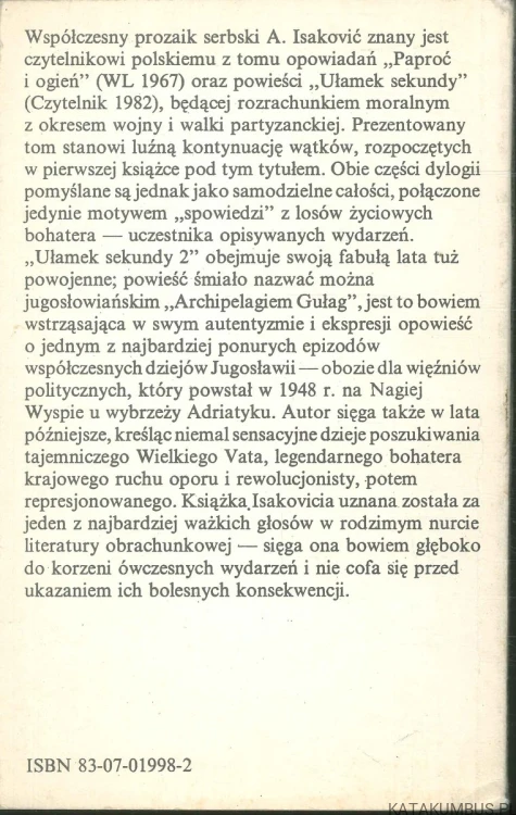 Ułamek sekundy 2. ANTONIJE ISAKOVIĆ