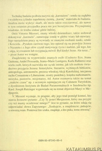 Pytania o chrześcijaństwo. VITTORIO MESSORI