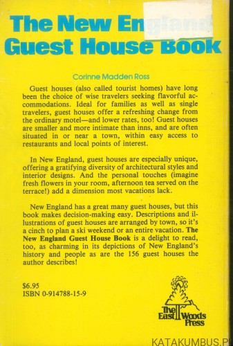 The New England Guest House Book. CORINNE MADDEN ROSS