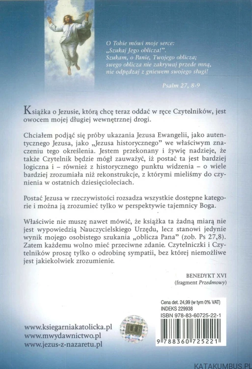 Jezus z Nazaretu. JOSEPH RATZINGER BENEDYKT XVI