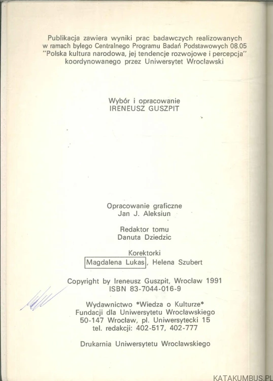 Z zapisków. JULIUSZ OSTERWA