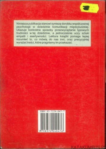 Psychologia porozumiewania się. KS. MAREK DZIEWIECKI