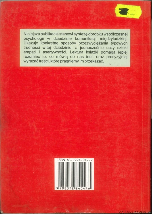 Psychologia porozumiewania się. KS. MAREK DZIEWIECKI