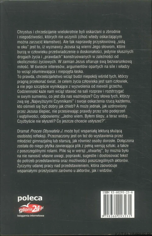 Proces Obywatela J. KS. BOGUSŁAW ZAŁUCKI