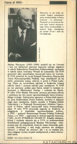 Tańczyć może każdy. MARIAN WIECZYSTY