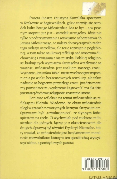 Drogi i bezdroża miłosierdzia. JÓZEF TISCHNER