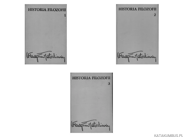 Historia filozofii, tom 1. WŁADYSŁAW TATARKIEWICZ