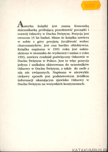Charyzmatycy. Zarys historii odnowy w Duchu Świętym. MONIQUE HÉBRARD