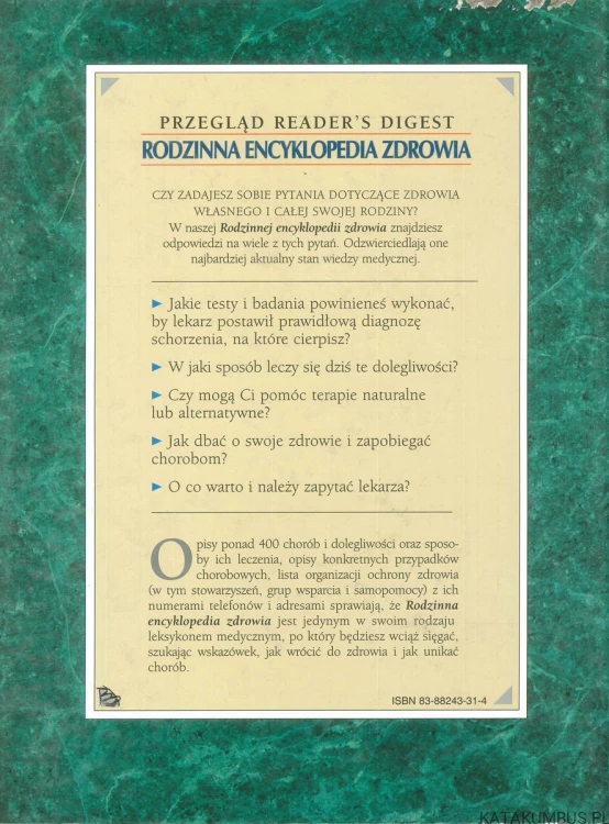 Rodzinna encyklopedia zdrowia. PRACA ZBIOROWA