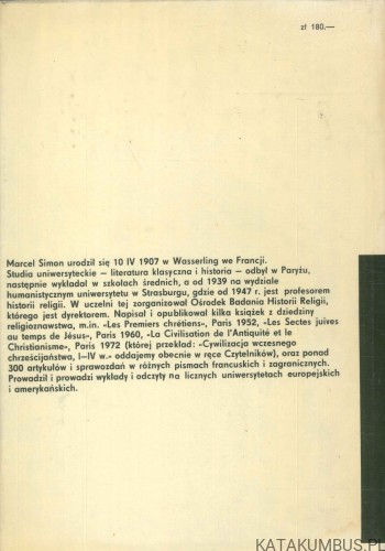 Cywilizacja wczesnego chrześcijaństwa. MARCEL SIMON