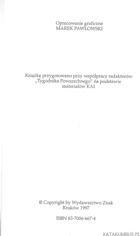 Jan Paweł II w Polsce. 31 maja 1997 - 10 czerwca 1997. Przemówienia i homilie.. PRACA ZBIOROWA