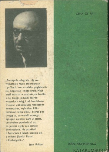 Ewangelia w moim życiu. JEAN GUITTON