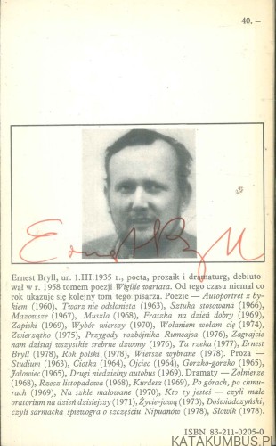 Dramaty. ERNEST BRYLL