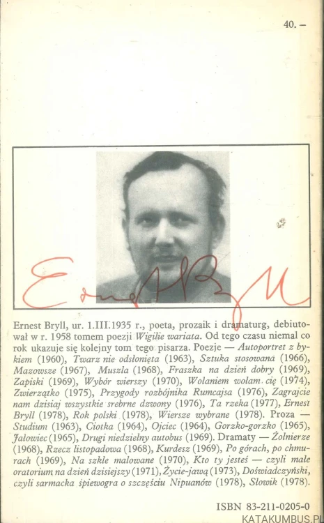 Dramaty. ERNEST BRYLL