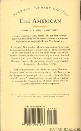 The American (j.ang). HENRY JAMES