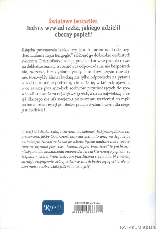 Jezuita. PAPIEŻ FRANCISZEK