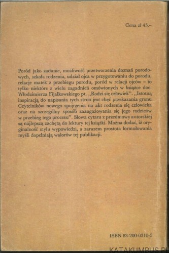 Rodzi się człowiek. WŁODZIMIERZ FIJAŁKOWSKI