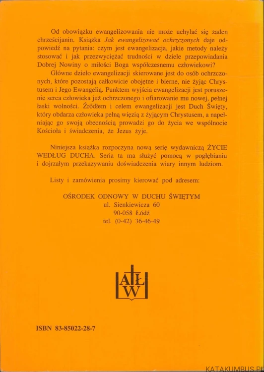 Jak ewangelizować ochrzczonych. JOSE H. PRADO FLORES