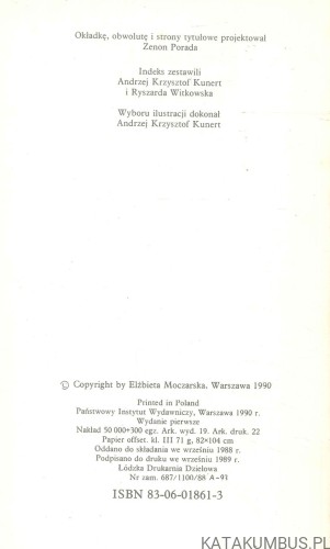 Zapiski. KAZIMIERZ MOCZARSKI