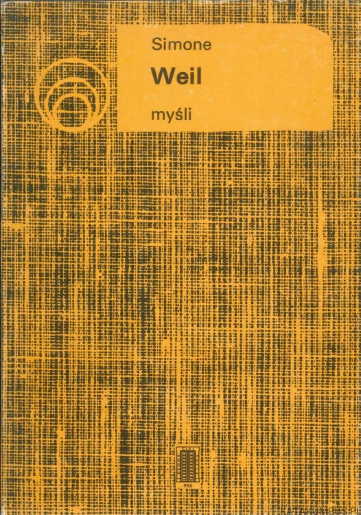 Myśli. SIMONE WEIL