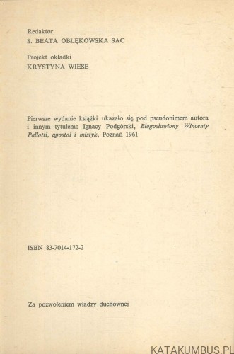 Święty Wincenty Pallotti. Apostoł i mistyk. KS. JÓZEF WRÓBEL SAC