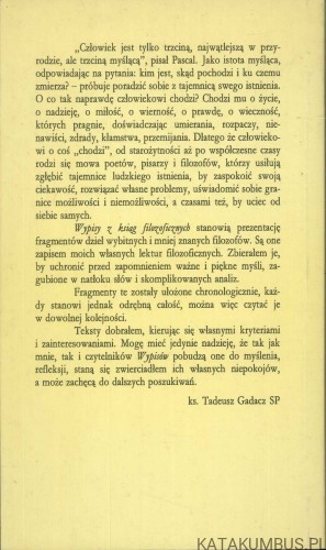 O zazdrości. RED. TADEUSZ GADACZ P