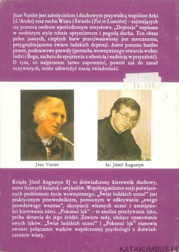 Depresja. JEAN VANIER, KS. JÓZEF AUGUSTYN SJ