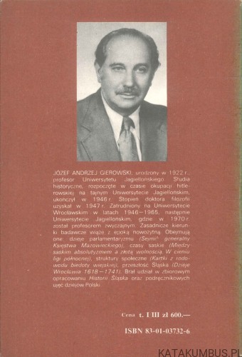 Historia Polski. JÓZEF ANDRZEJ GIEROWSKI