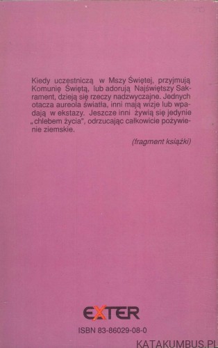 Uprzywilejowani świadkowie Eucharystii. JEAN LADAME
