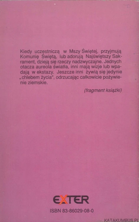 Uprzywilejowani świadkowie Eucharystii. JEAN LADAME