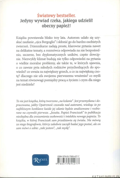 Jezuita. Papież Franciszek. Wywiad rzeka z Jorge Bergoglio. FRANCESCA AMBROGETTI, SERGIO RUBIN