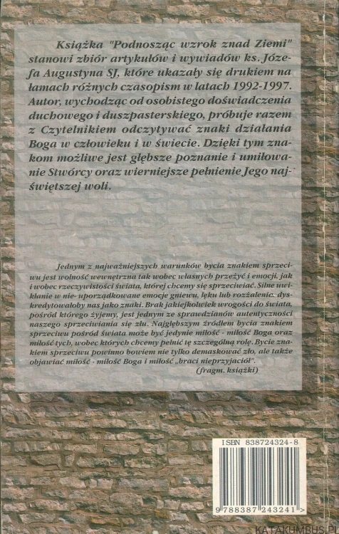 Podnosząc wzrok znad Ziemi. JÓZEF AUGUSTYN SJ
