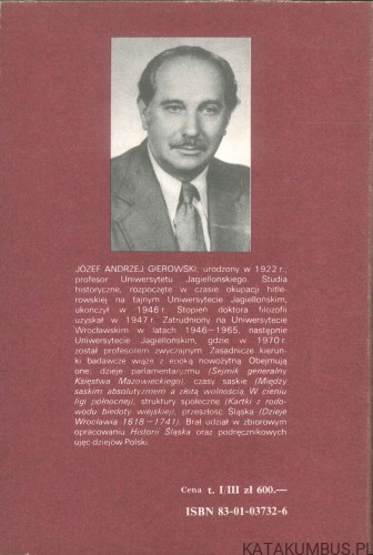 Historia Polski. JÓZEF ANDRZEJ GIEROWSKI