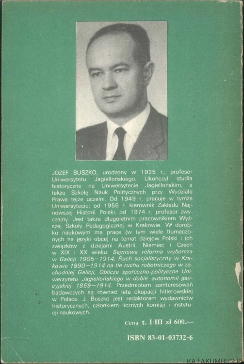 Historia Polski. JÓZEF BUSZKO