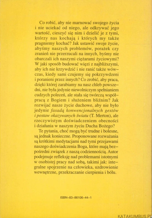 Świat, Bóg i my. JÓZEF AUGUSTYN