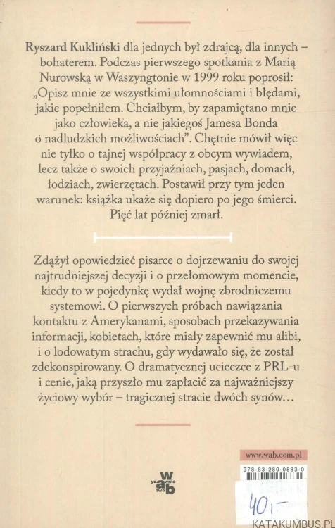 Mój przyjaciel zdrajca. MARIA NUROWSKA