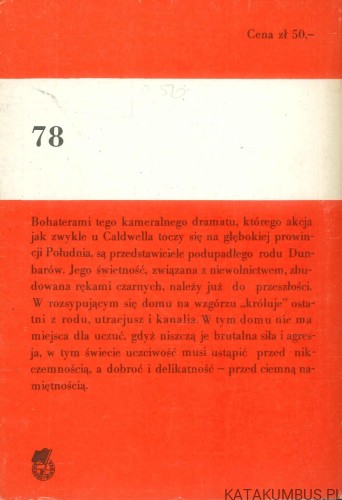 Dom na wzgórzu. ERSKINE CALDWELL