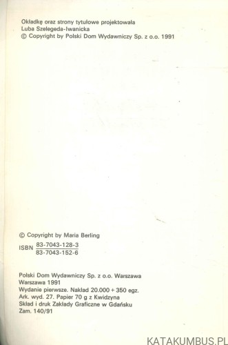 Wolność na przetarg. Z. BERLING