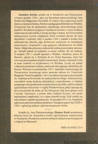 Śladami Kostki. KS. JAN ŚLEDZIANOWSKI