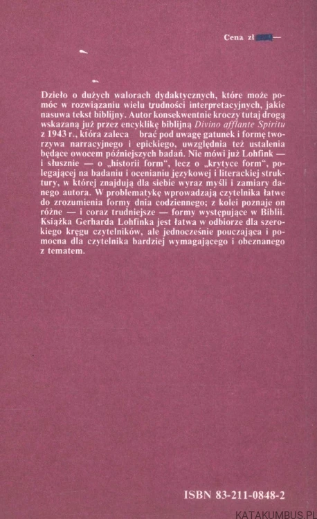 Rozumieć Biblię. GERHARD LOHFINK