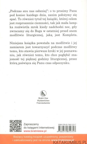 Podczas snu nas osłaniaj. CHIARA DILETTA MAGNONE DELLA TRINITÀ