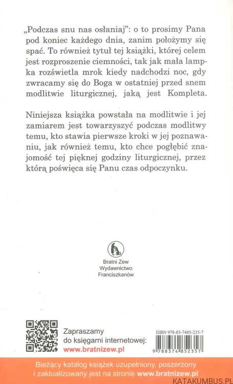 Podczas snu nas osłaniaj. CHIARA DILETTA MAGNONE DELLA TRINITÀ