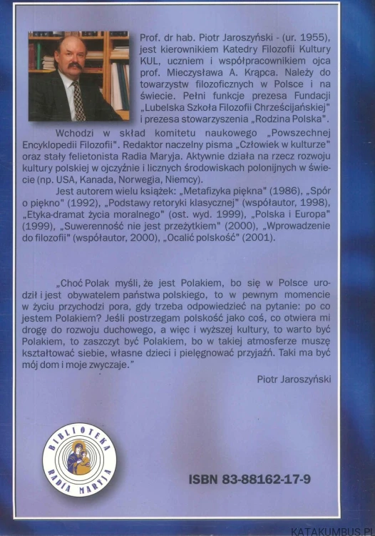 Kim jesteśmy. PIOTR JAROSZYŃSKI