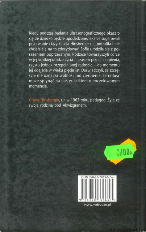 Światło i cień. Migawki z życia Sofie.. GISELA HINSBERGER
