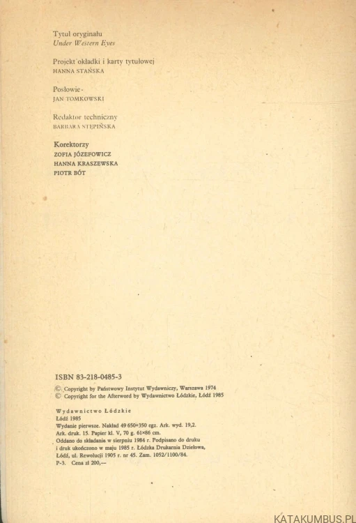 W oczach Zachodu. JOSEPH CONRAD