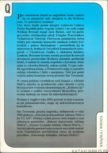 Królowa i ja. SUE TOWNSEND